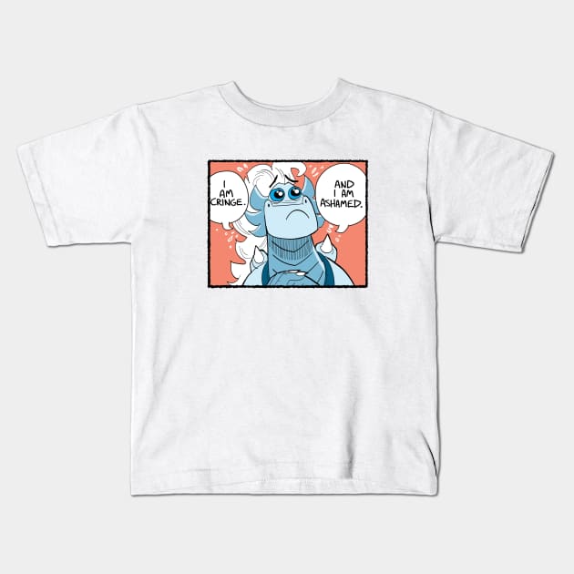 I am cringe Kids T-Shirt by Slack Wyrm